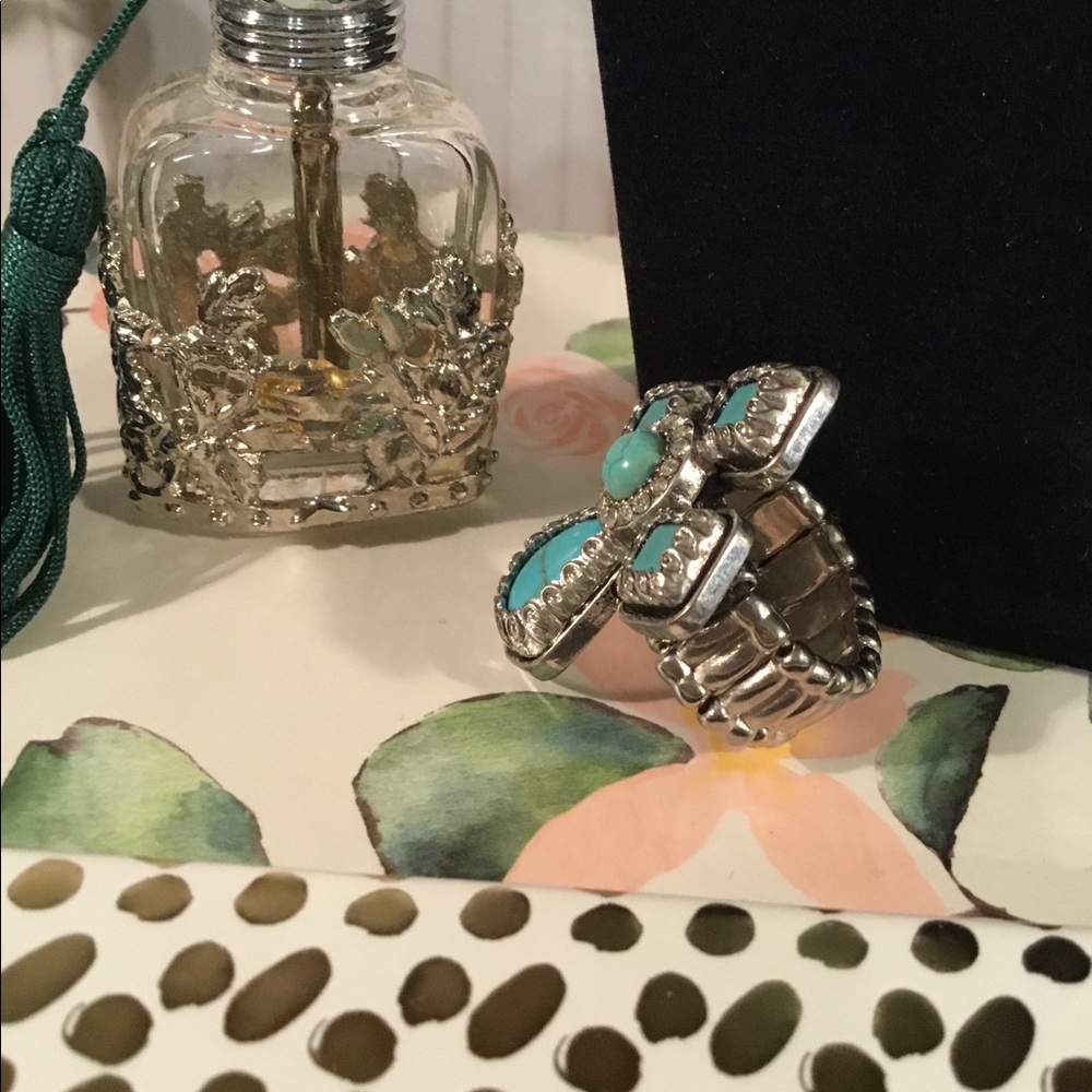 Turquoise Cross & Ring - Picture 4 of 4